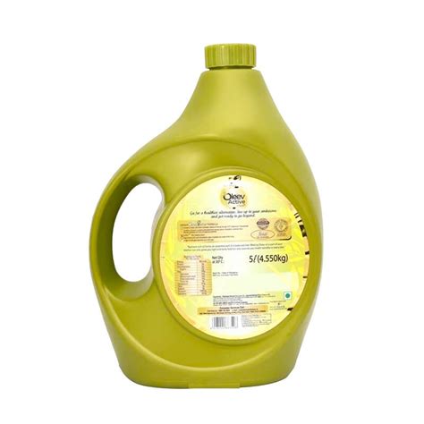Oleev Active Edible Vegetable Oil 5 L Jar – Carrydor Online Grocery Store
