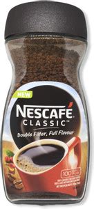 Nescafe Classic Double Filter Full Flavour 100% Soluble Instant Coffee ...