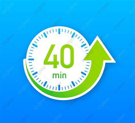 Stopwatch Timer Vector PNG Images, The 40 Minutes Timer Stopwatch ...