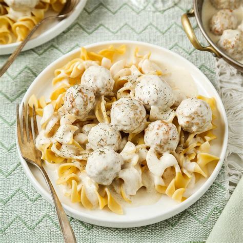 Swedish Meatballs with Alfredo Sauce Recipe