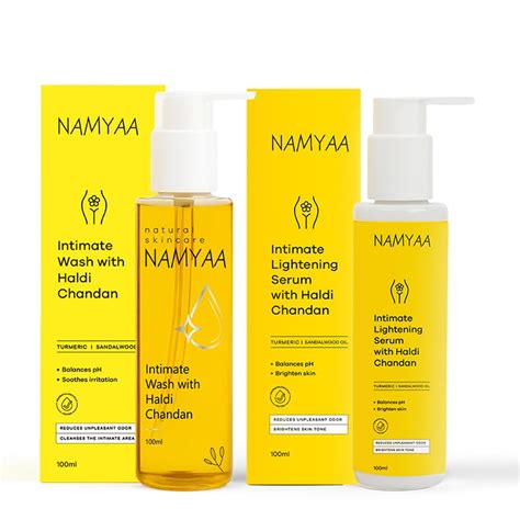 Namyaa Intimate Kit | For Dark Intimate Skin | Combo Pack of Haldi ...
