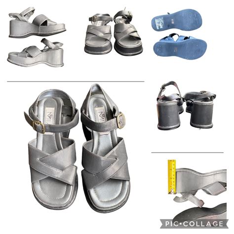 MIA Women's Grey Sandals | Depop