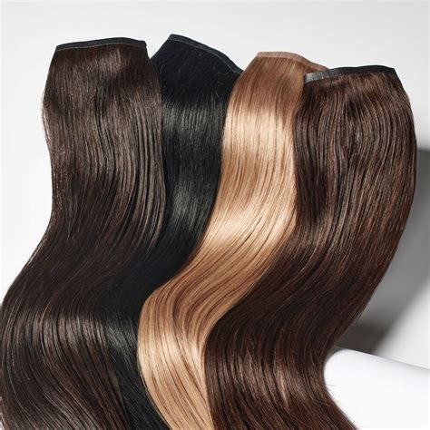 Satin Strands Ultra Platinum Blonde 18 Inch Seamless Clip-in Hair ...