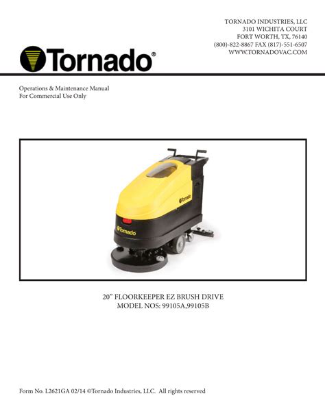Tornado EZ FloorKeeper 20 Traction Drive Walk-Behind Floor, 51% OFF