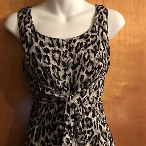 JCPenney Women's Black and Grey Dress | Depop