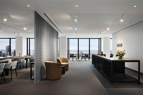 服装公司办公室办公区域装修设计案例效果图_岚禾办公空间设计