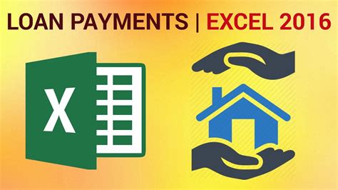 How to Calculate Loan Payments in Excel 2016 - YouTube