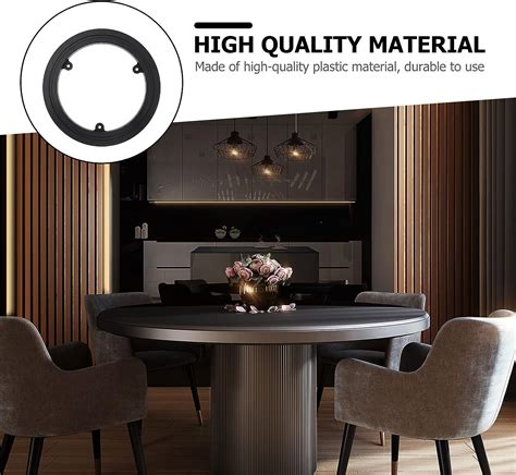 Buy Hemoton 1pc Plate Table Decorating Dining Hardware Turntable ...