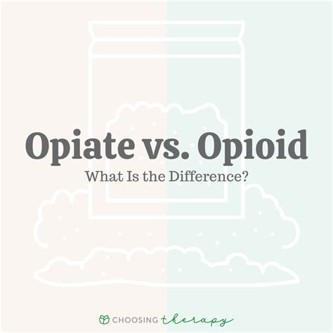 Opiates vs. Opioids: Understanding the Difference