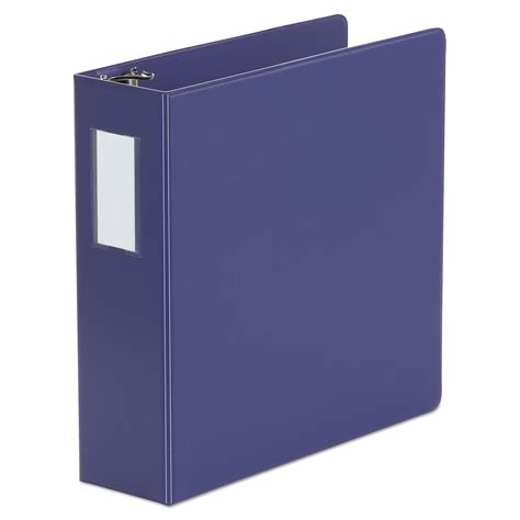 Universal UNV20771 Deluxe Non-View D-Ring Binder with Label Holder, 3 ...