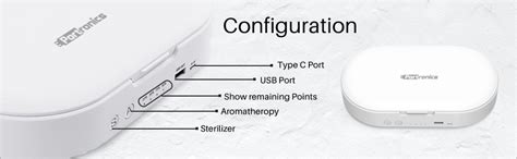 Portronics PuriFi Multifunctional UV Steriliser Box, UV-C Disinfectant ...