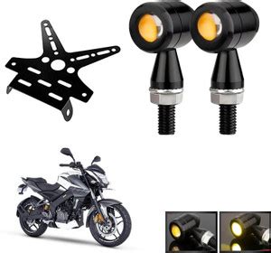 Vagary Tail Tidy Number Plate Holder With Mini Indicator for Bajaj ...