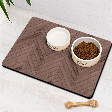 Amazon.com: Dog Food Mats for Floors Absorbent, Pet Cat Food Mat ...
