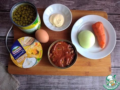 Салат с килькой в томате – кулинарный рецепт