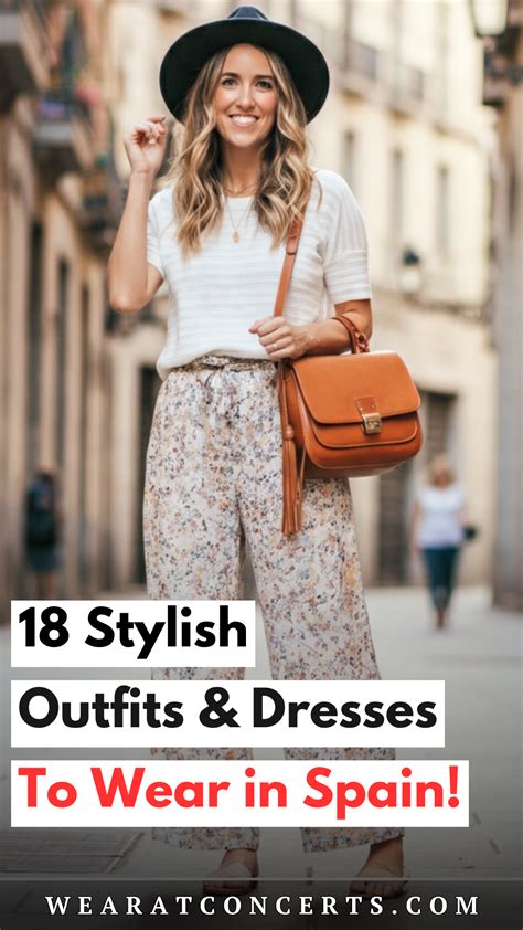 What to Wear in Spain? 18 Barcelona and Madrid Outfit Inspo in 2025 ...