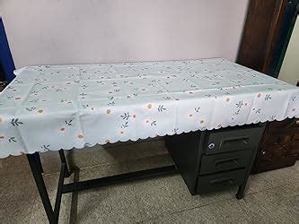 Buy wolpin Polyvinyl Chloride Pvc Dining Rectangular Table Cover & 4 ...