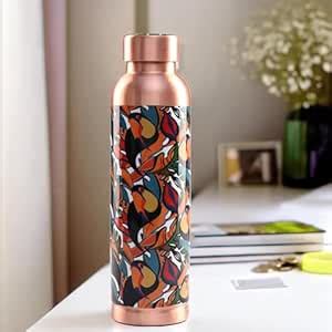 Kuber Industries 950ml Copper Water Bottle - Leakproof & Non-Toxic ...