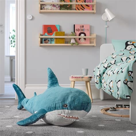 BLÅHAJ soft toy, shark, 100 cm (39 ¼") - IKEA