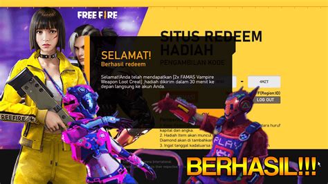 Cara Mudah Redeem Kode FF Terbaru
