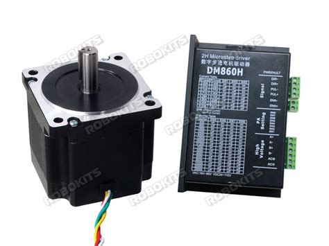NEMA34 Stepper Motor 45Kgcm Torque w/t DM860H | DMA860H NEMA34 Stepper ...