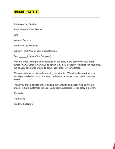 Thank You For Understanding Letter: How To, Templates & Examples | Mail To Self