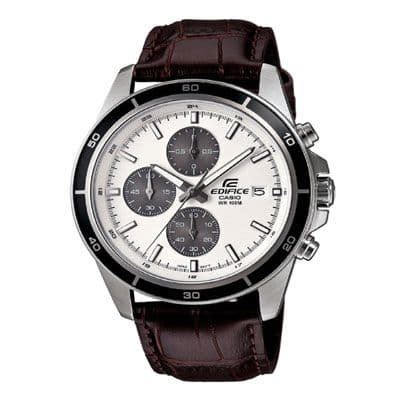 Get Casio Edifice Men Silver Dial Chronograph Watch EFR-526L-7AVUDF ...