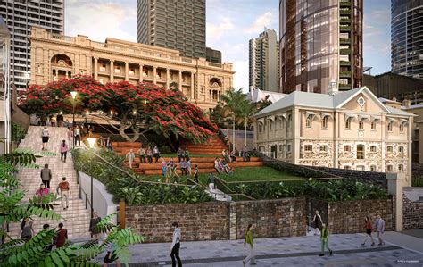 Queen's Wharf Brisbane Miller Park on the map - Queen's Wharf Brisbane