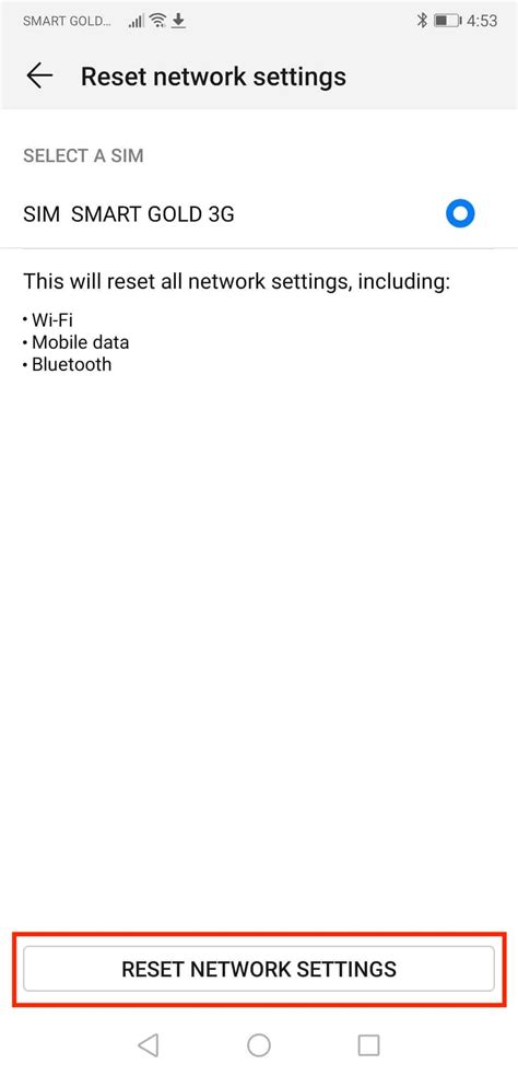 Image result for Reset Network Setting for Android