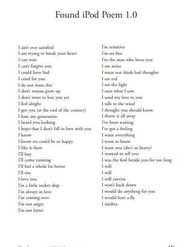 Image result for Found Poem Examples