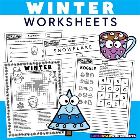 Free Printable Kindergarten Winter Worksheets | Fanny Printable