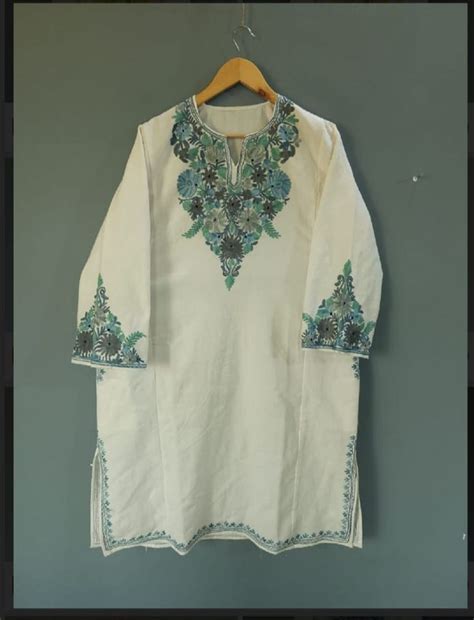 Kashmiri Pheran Woolen Embroidered Kurta | Traditional Winter Wear by ...