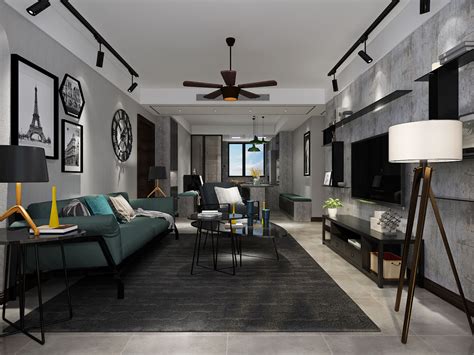 客厅北欧装修设计效果图案例库 - 3D装修效果图大全 - 躺平·设计师