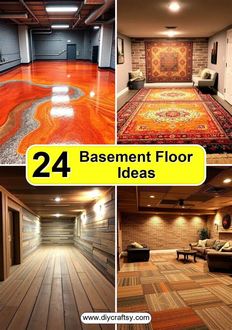 24 Basement Floor Ideas for Durable & Stylish Spaces