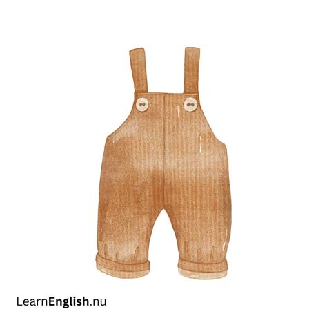 Baby Clothes Names in English with Picture + Pronunciation - learn english