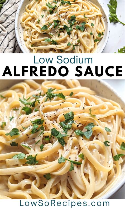 Low sodium alfredo sauce – Artofit