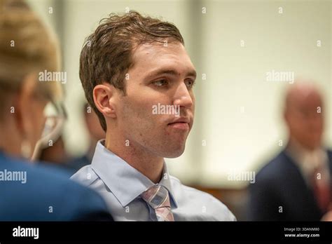 Tyler Robinson, accused of the murder of Charlie Kirk, appears during a ...