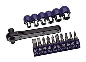 Draper 30781 17Piece Offset Ratchet Screw and Socket Driver Set ...