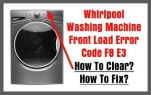 Hitachi Washing Machine F8 Error Code 的图像结果
