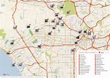 Los Angeles Printable Tourist Map | Sygic Travel