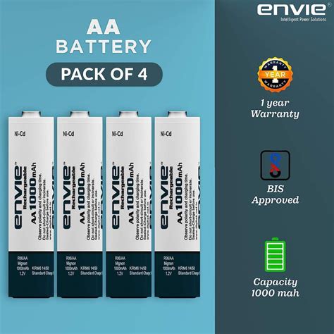 Buy Digitek Envie Standard Rechargeable Battery Charger ECR20MC-4XAA100 ...