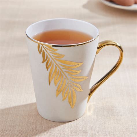 Buy Teresa Zeno Leaf Zing Bone China Printed Mug - 330ml from Home ...