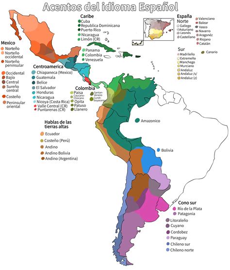LanguageCrawler on Twitter | How to speak spanish, Spanish accents, Map
