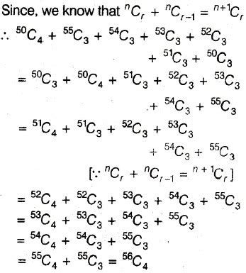 The value of 50C4 + Σ56 - rC3 for r is 1 to 6 is - Brainly.in