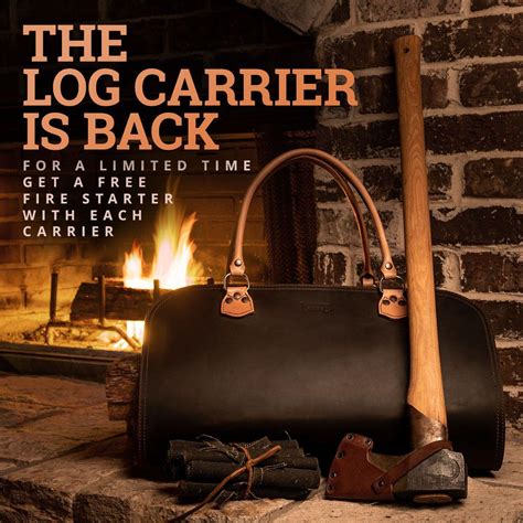 Saddleback Leather Co. on LinkedIn: The Log Carrier is Back https ...