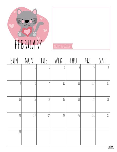 February 2021 Calendars - Free Printables | Printabulls