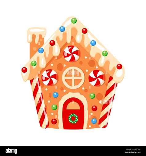 Cute Gingerbread House Clipart