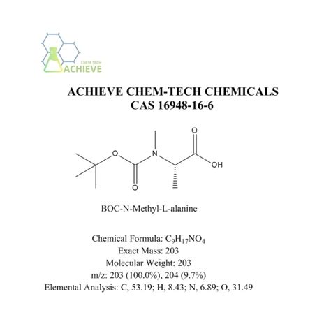 BOC-N-Methyl-L-alanine CAS 16948-16-6 Suppliers, Manufacturers, Factory ...