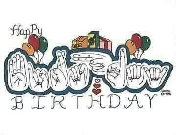 Pin by Shannon Skow on Happy Birthday | Sign language, Sign language ...