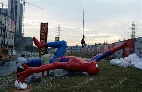 玻璃钢蜘蛛侠 - 深圳市创鼎盛玻璃钢装饰工程有限公司