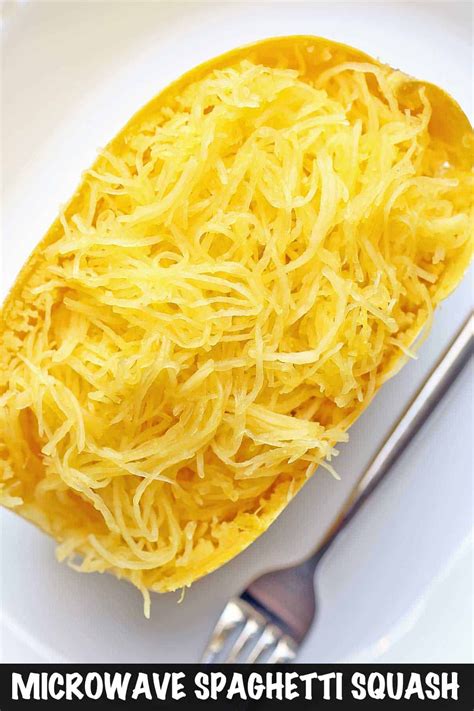How to cook spaghetti squash in the microwave – Artofit